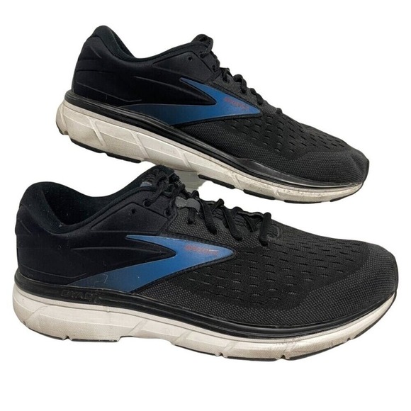 Brooks Dyad 11 Mens Running Shoes Black Blue Road DNA Cushion Sneakers main image 7